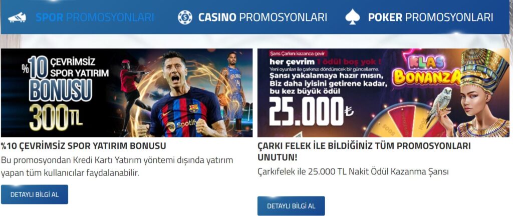 pokerklas bonusları